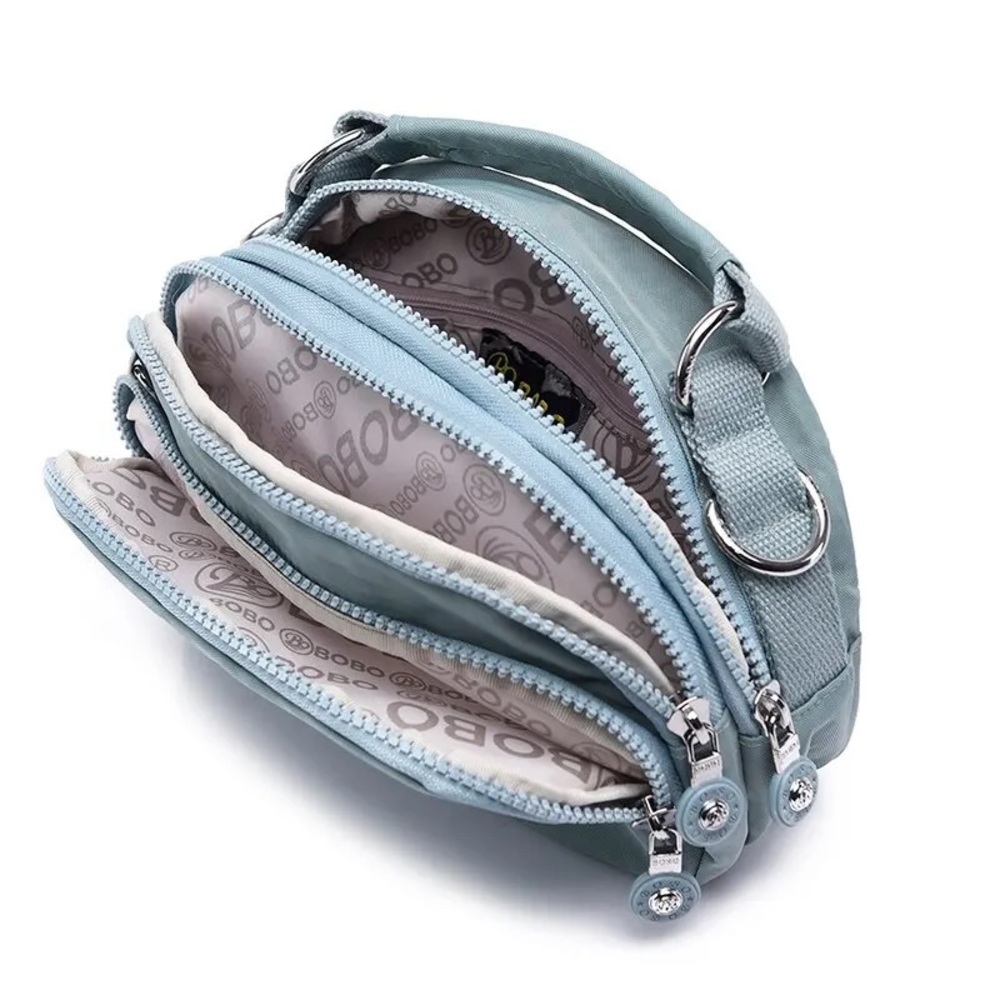 Nylon Fabric Lightweight Crossbody Bag - Picture 4 of 12